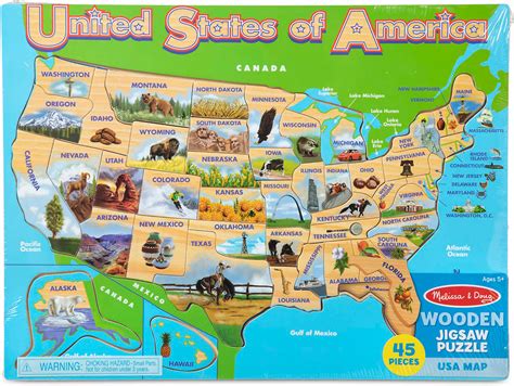 Printable Usa Map Jigsaw Puzzle