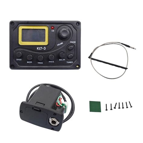 GAH Acoustic Guitar Preamp Piezo Pickup EQ Equalizer Amplifier KLT-3 ...
