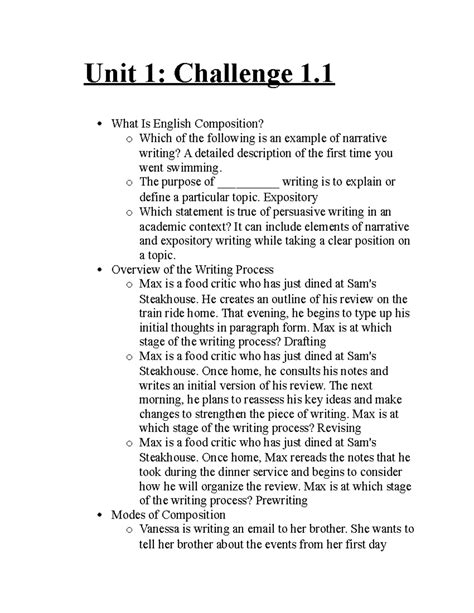 English Composition 1