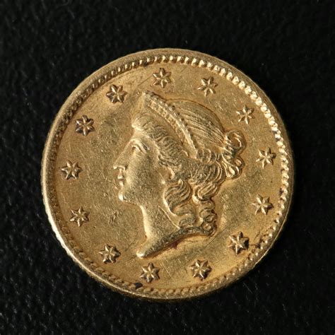 1851 Liberty Head $1 Gold Coin | EBTH