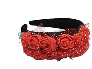 Beauty Gardener Elegant Mesh Fabric Headband with Pearl Beads, Gold ...