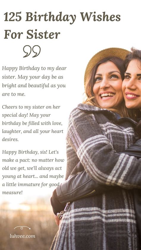 Birthday Wishes For Sister 100+ Heartwarming Birthday Wishes For