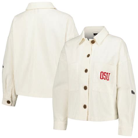 Hype and Vice Ohio State Buckeyes Corduroy Button-Up Jacket | Academy
