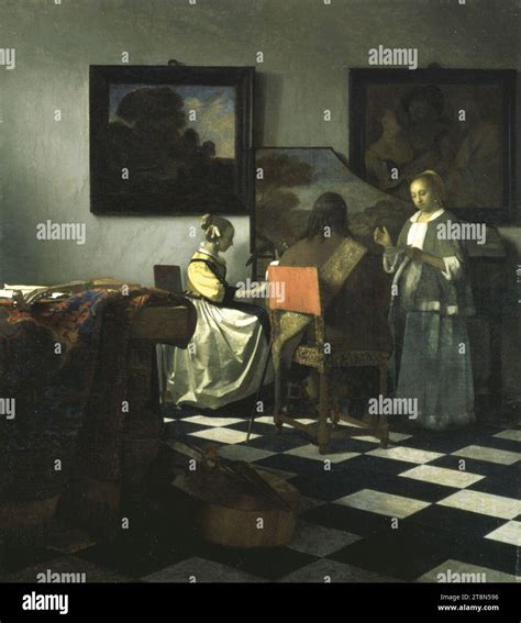 Vermeer The concert Stock Photo - Alamy