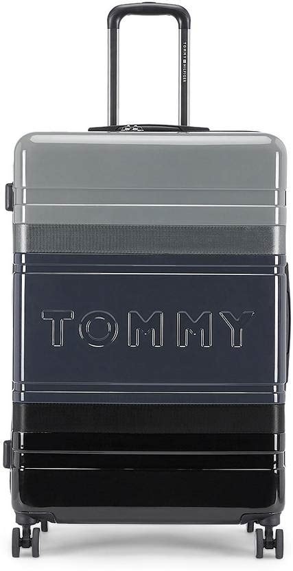 TOMMY HILFIGER Triton Cabin Suitcase - 22 inch Black + Grey - Price in ...