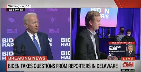 Joe Biden Spars with Fox News' Peter Doocy