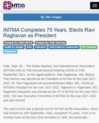 Indian Machine Tool Manufacturers' Association | IMTMA