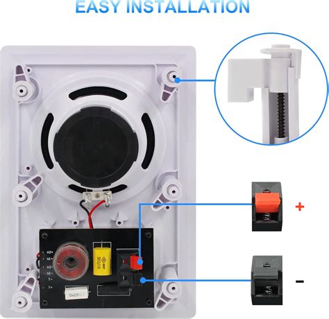Herdio 5.25 Inch Bluetooth in Wall Speakers, 2-Way India | Ubuy