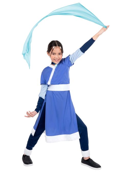 Deluxe Avatar Last Airbender Girl's Katara Costume | Nickelodeon Costumes