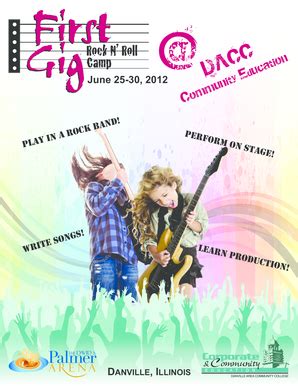 Fillable Online First Gig Pamphlet Pages - the David S. Palmer Arena ...