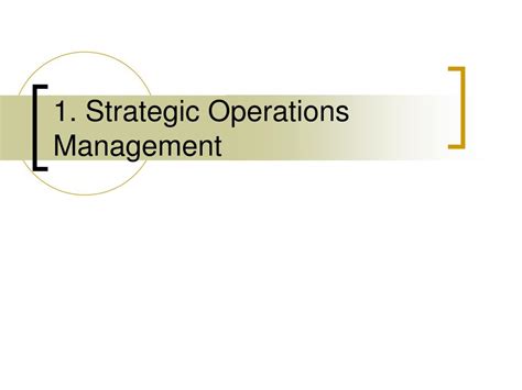Strategic Operations Management 的图像结果