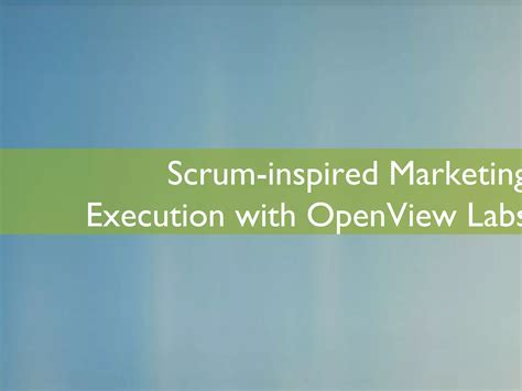 OpenView Scrum 的图像结果