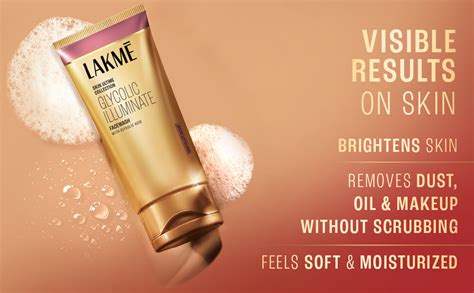 LAKMÉ Glycolic Illuminate Facewash with Glycolic Acid | Glycolic Acid ...
