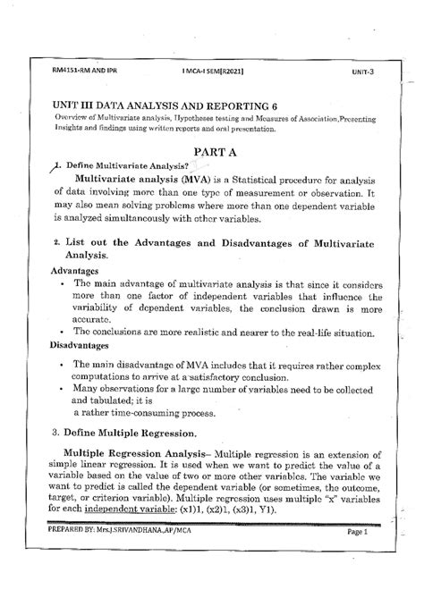 UNIT-3 RM4151-RM IPR - computer science and engineering - Studocu