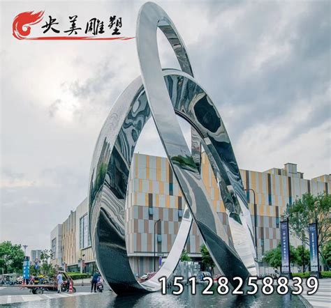 不锈钢雕塑-浙江省湖州市宝龙旭辉城案例工程