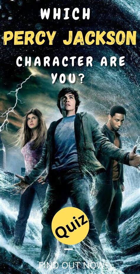 Which Percy Jackson character are you? Quiz in 2025 | Percy jackson ...