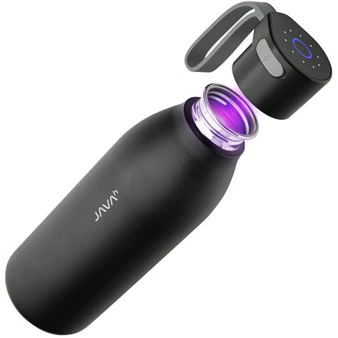 Self-Cleaning UV Water Purifier Bottle 25oz - JAVAh UV Bottle Self ...