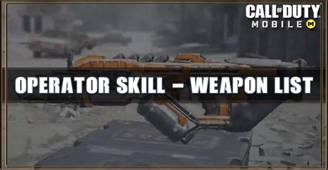 Image result for Cod Mobile Operator Skill
