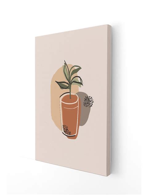 Buy Nestroots Elegant Green Plant Canvas Art Printed Wall Painting Online