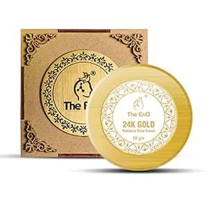 The EnQ 24k Gold Radiance Glow Cream 50 gm : Amazon.in: Beauty