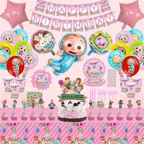 Zilapet 255 PCS Coco Party Melon Birthday Party Supplies for India | Ubuy