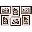 Art Street Decorative Premium Set of 6 Individual Wall Photo Frame (8 ...