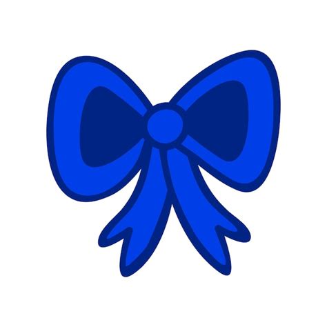 Gift ribbon bow knot bow present illustration on the white background ...
