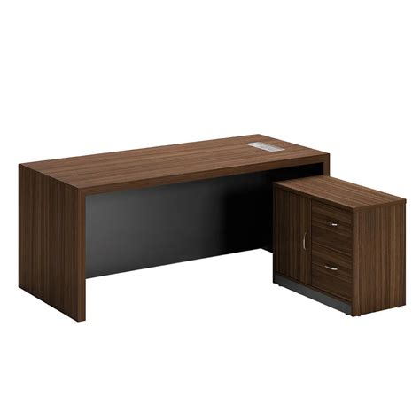 Director and Executive L Shape Office Table Made Particle Board with S ...