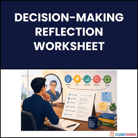 Decision-Making Reflection Worksheet | PlanetSpark