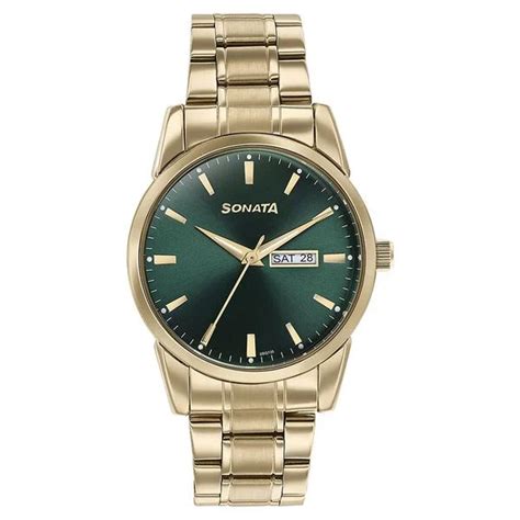 Sonata Quartz Analog Watch For Men - 77147YM02 – KRISHNA WATCH COMPANY