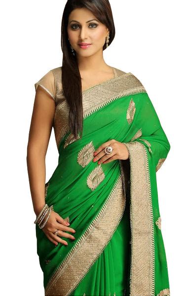 Purchase Online designer Crepe Chiffon Saree for Ladies at best prices ...