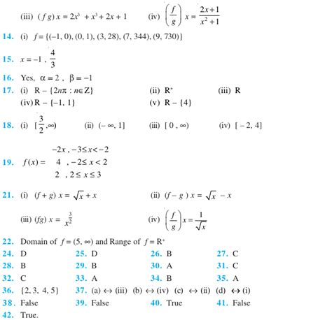 Image result for Class 11 Math Function Exercise Solution