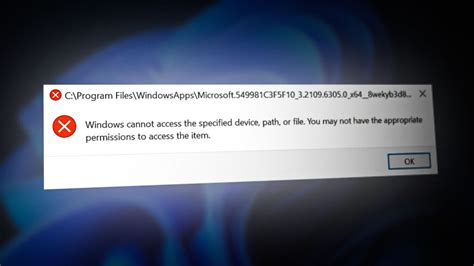 Windows Cannot Access Device Path or File 的图像结果