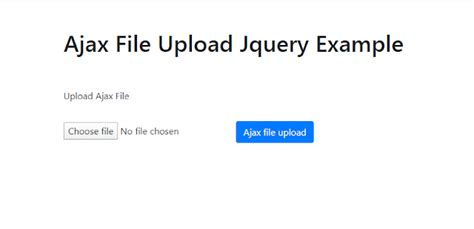 Ajax File upload jquery in struts2 example
