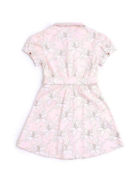 Girls Floral Printed Fit & Flare Dress – U.S. Polo Assn. India