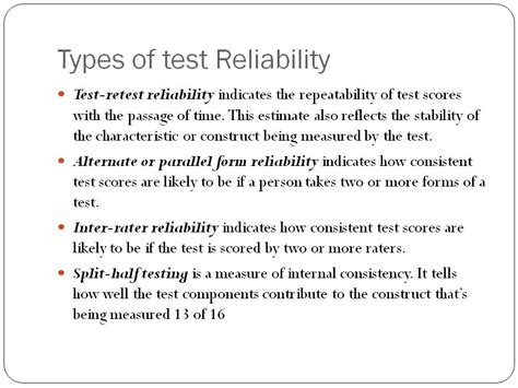Image result for Reliability of a Test