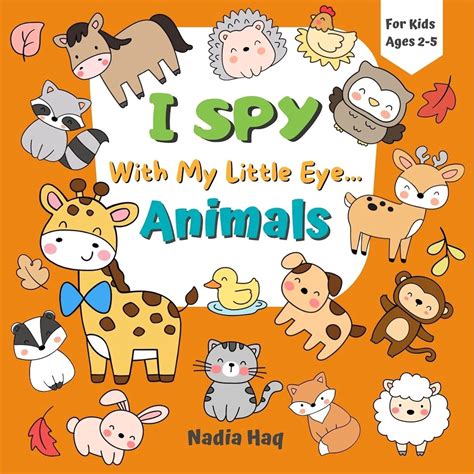 Amazon.com: I Spy With My Little Eye Animals For Kids Ages 2-5: Find ...