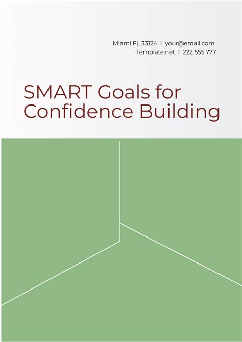 Image result for Smart Goals for Confidence Examples