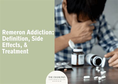 Remeron Addiction: Definition, Side Effects, and Treatment - The Diamond Rehab Thailand