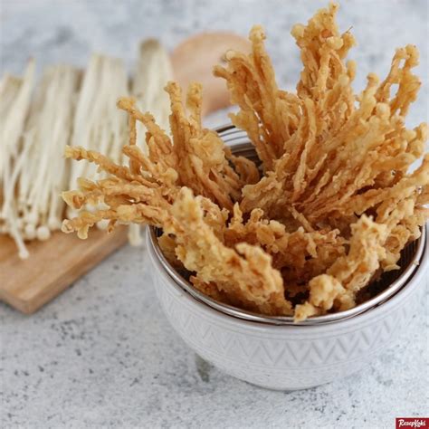 jamur enoki crispy resep