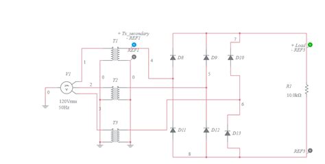 Image result for Three-Phase Rectifier Multisim Circuit