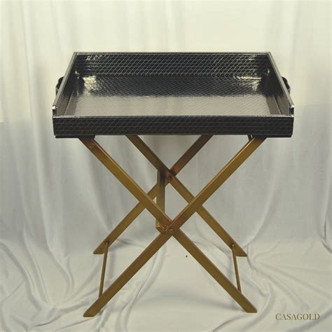 Precioso Butler Tray - Gun Metal