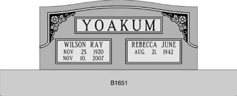 Custom Memorials | Tombstones | Monuments | Stasswender Dietz Memorial