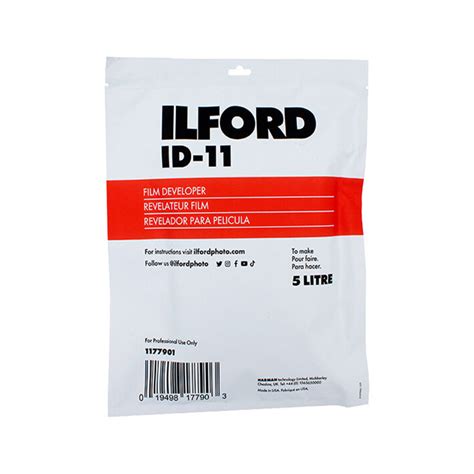 Ilford ID-11 Film Developer Powder for Black & White Film (Makes 5L ...