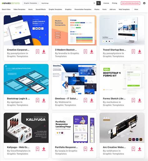 Bootstrap Web UI 的图像结果