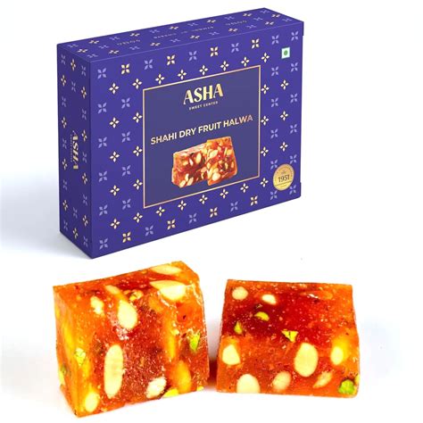 Asha Sweets 250g (Pack of 2) Dry Fruit Halwa | Premium Assorted Dry ...