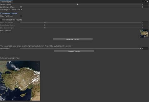 Unity Terrain Heightmap 的图像结果