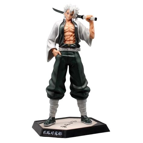 Buy KENMA Demon Slayer Sanemi Shinazugawa Hashira Action Figure 30 Cms ...