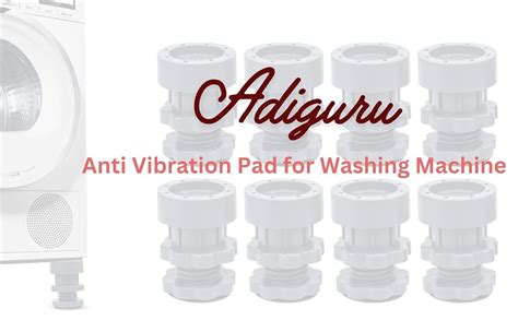 Adiguru Washing Machine Vibration Pads, Floor Trays, Refrigerator Stand ...