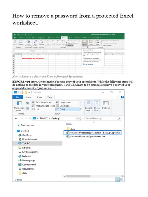 Image result for Remove Password for Workbook Excel
